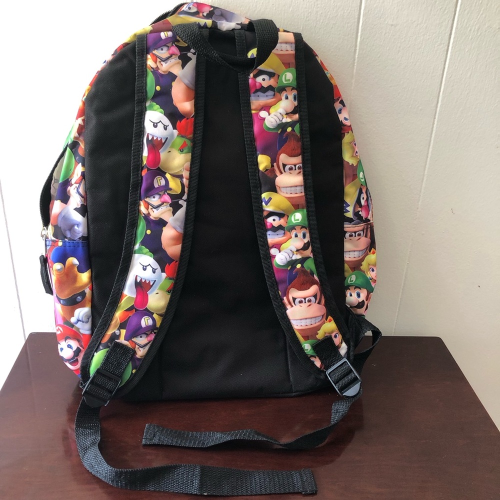 Super Mario Character Print Backpack - Multi Color - Picture 3 of 15